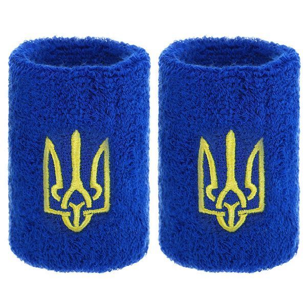 Напульсник спортивный махровый впитывающий влагу Герб Украины BC-9280 1шт цвета в ассортименте BC-9280 фото