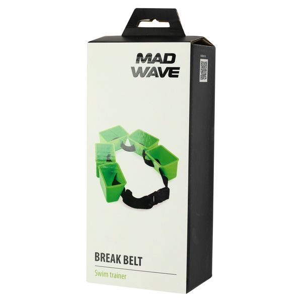 Пояс тормозной для плавания MadWave BREAK BELT M082701000W зеленый M082701000W фото