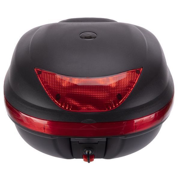 Кофр центральный задний для мотоцикла пластиковый Top Case BUOTAI ZH-997 1шт 40x30x43см черный-красный ZH-997 фото