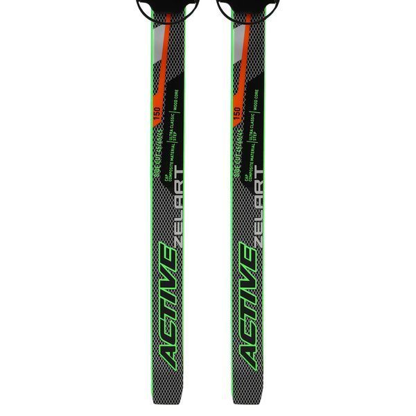 Лыжи беговые подростковые в комплекте с палками Zelart SK-0881-150B цвета в ассортименте SK-0881-150B фото