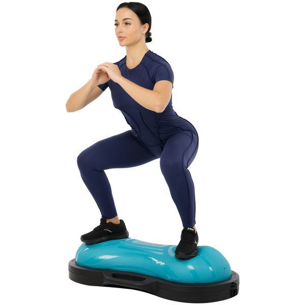 Полусфера для фитнеса Balance Trainer LiveUp LP8216 черный-синий LP8216 фото
