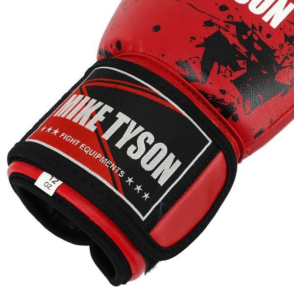 Перчатки боксерские на липучке PVC MIKE TYSON VL-8448 10-14 унций цвета в ассортименте 12 унции VL-8448 фото