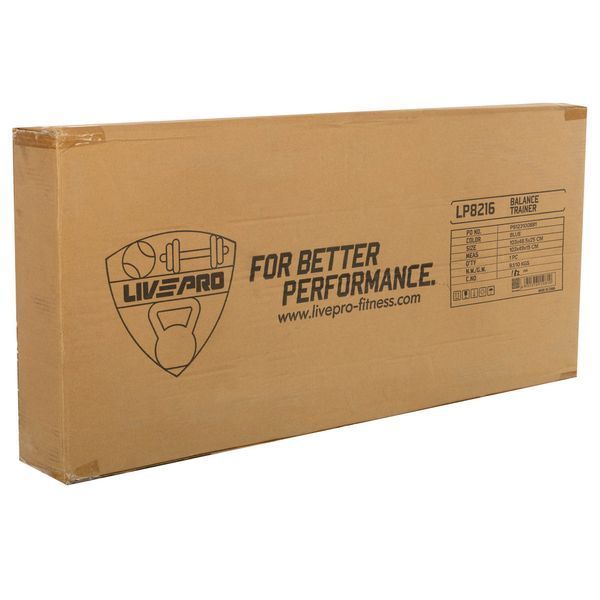 Полусфера для фитнеса Balance Trainer LiveUp LP8216 черный-синий LP8216 фото