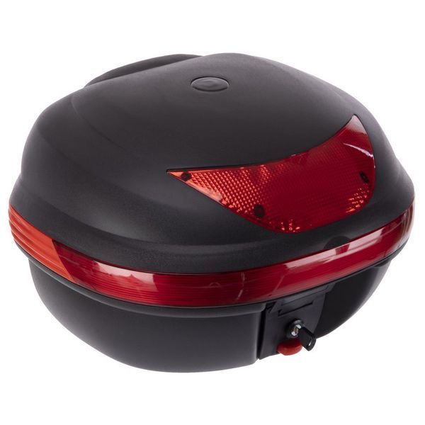 Кофр центральный задний для мотоцикла пластиковый Top Case BUOTAI ZH-997 1шт 40x30x43см черный-красный ZH-997 фото
