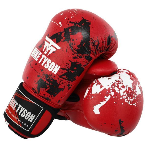 Перчатки боксерские на липучке PVC MIKE TYSON VL-8448 10-14 унций цвета в ассортименте 12 унции VL-8448 фото