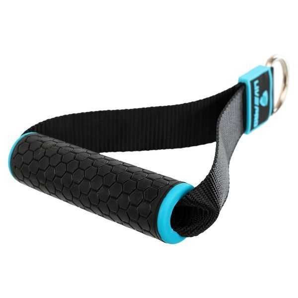 Ручки для эспандеров резинок и тренажеров STRAP HANDLE PRO LiveUp LP8192J 2шт черный LP8192J фото