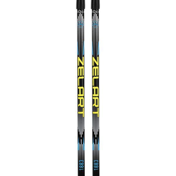 Лыжи беговые подростковые в комплекте с палками Zelart SK-0881-150B цвета в ассортименте SK-0881-150B фото