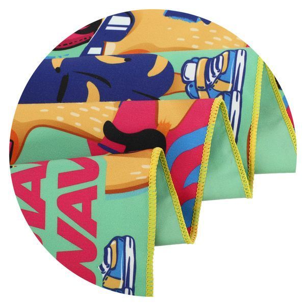 Полотенце спортивное из микрофибры MadWave LLAMA M076103116W 80х40см зеленый M076103116W фото
