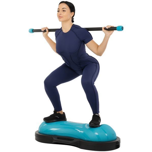 Полусфера для фитнеса Balance Trainer LiveUp LP8216 черный-синий LP8216 фото