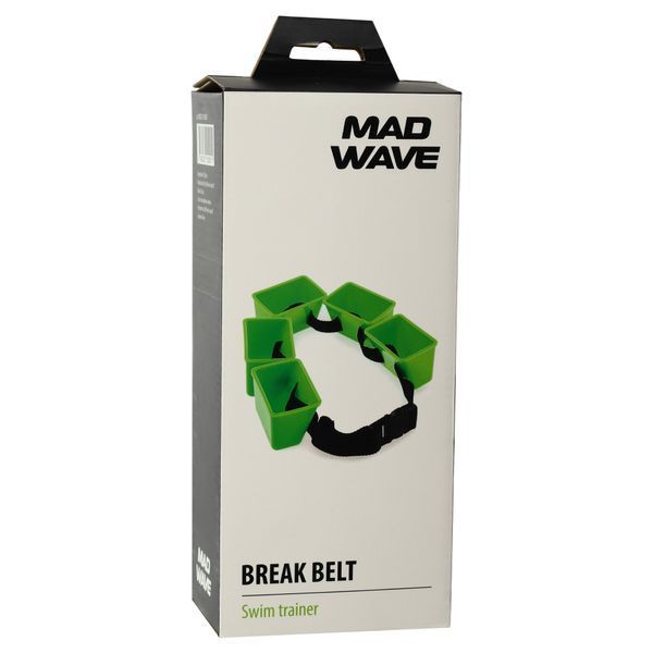 Пояс тормозной для плавания MadWave BREAK BELT M082701000W зеленый M082701000W фото