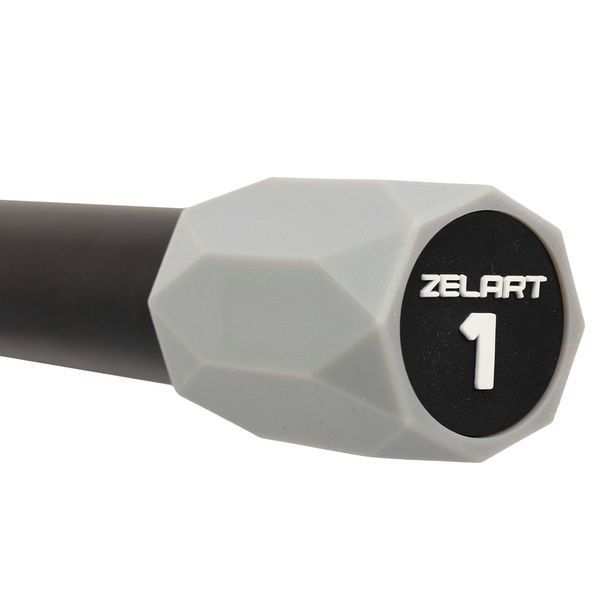 Бодибар Body Bar Zelart FI-4780-1 вес 1кг черный-серый FI-4780-1 фото
