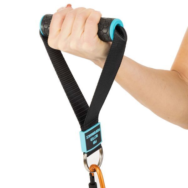 Ручки для эспандеров резинок и тренажеров STRAP HANDLE PRO LiveUp LP8192J 2шт черный LP8192J фото