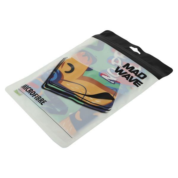 Полотенце спортивное из микрофибры MadWave LLAMA M076103116W 80х40см зеленый M076103116W фото