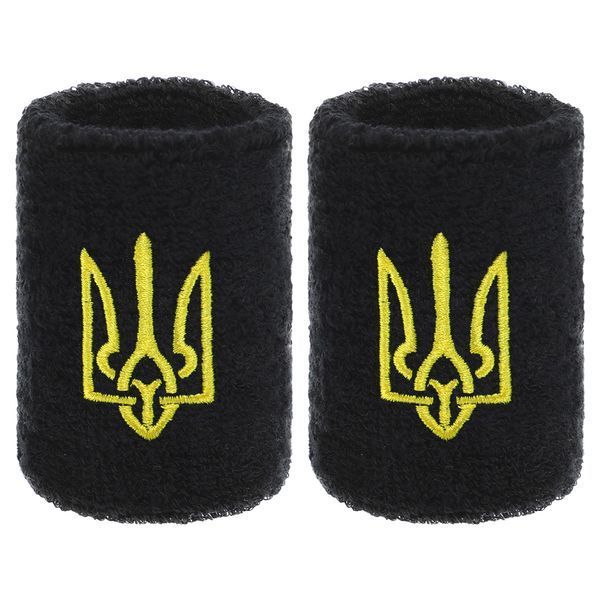 Напульсник спортивный махровый впитывающий влагу Герб Украины BC-9280 1шт цвета в ассортименте BC-9280 фото