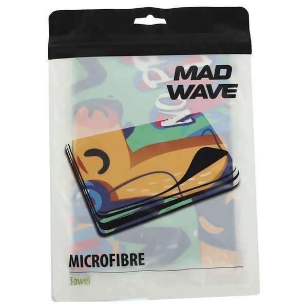 Полотенце спортивное из микрофибры MadWave LLAMA M076103116W 80х40см зеленый M076103116W фото
