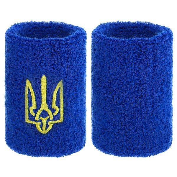 Напульсник спортивный махровый впитывающий влагу Герб Украины BC-9280 1шт цвета в ассортименте BC-9280 фото