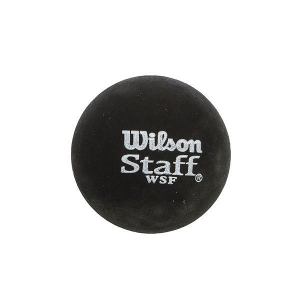 Мяч для сквоша WILSON STAFF SINGLE BL DOT WRT618400 3шт черный WRT618400 фото