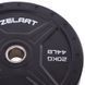 Бамперные диски резиновые Bumper Plates Zelart TA-2258-20 50,4мм 20кг черный TA-2258-20 фото 4