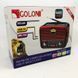Радіоприймач Golon RX-455S USB / акумулятор сонячна панель FM радіо з mp3 програвачем. Колір: Сірий ws33147-1-1 фото 2