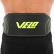 Пояс атлетический кожаный VELO VL-9739 спинка-15см размер-S-XXL черный-салатовый VL-9739 фото 14