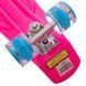 Пенни борд Penny Board круизер пластиковый со светящимися колесами 22' SP-Sport SK-5672-4 розовый-голубой SK-5672-4 фото 4
