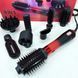 Фен-щітка стайлер VGR 8 в 1 V-488. Колір: червоний ws81639-1 фото 10
