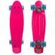 Пенни борд Penny Board круизер пластиковый со светящимися колесами 22' SP-Sport SK-5672-4 розовый-голубой SK-5672-4 фото 1