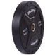 Бамперные диски резиновые Bumper Plates Zelart TA-2258-20 50,4мм 20кг черный TA-2258-20 фото 3