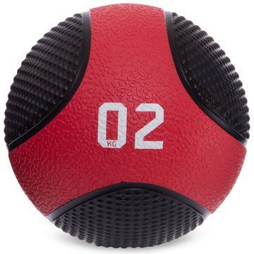 Медбол мяч медицинский Medicine Ball Zelart FI-2824-2 2кг черный FI-2824-2 фото