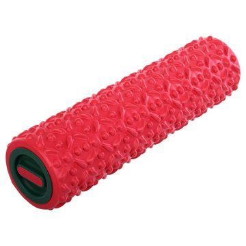 Роллер массажный цилиндр (ролик мфр) 45см Grid Flower Roller BLOOM FOAM ROLLER LB7022 цвета в ассортименте LB7022 фото