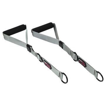 Ручки для тяги рукоятки для тренажеров со стропами MULTIPURPOSE HANDLES EZOUS F-04 2шт серый F-04 фото