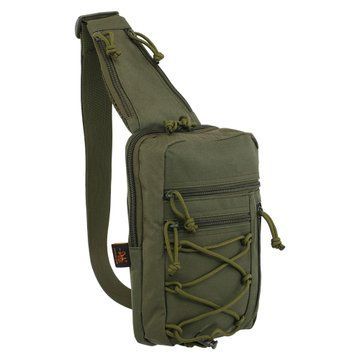 Сумка-слинг тактическая с одной лямкой SILVER KNIGHT YQS-13 размер 18x6x6см 1л цвета в ассортименте YQS-13 фото