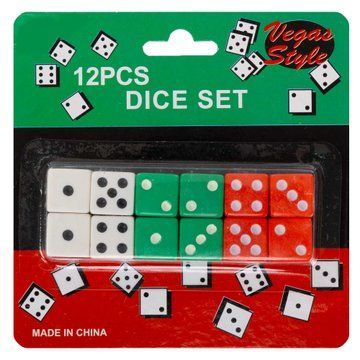 Кости игральные кубики для настольных игр Dice SP-Sport 15125 12 шт разноцветный 15125 фото