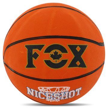 Мяч баскетбольный резиновый FOX NICESHOT BA-7516 размер 7 оранжевый BA-7516 фото
