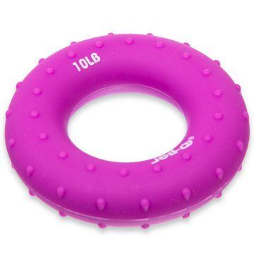 Эспандер кистевой кольцо JELLO FI-1787 1шт нагрузка 4,5-27кг цвета в ассортименте 10LB FI-1787 фото