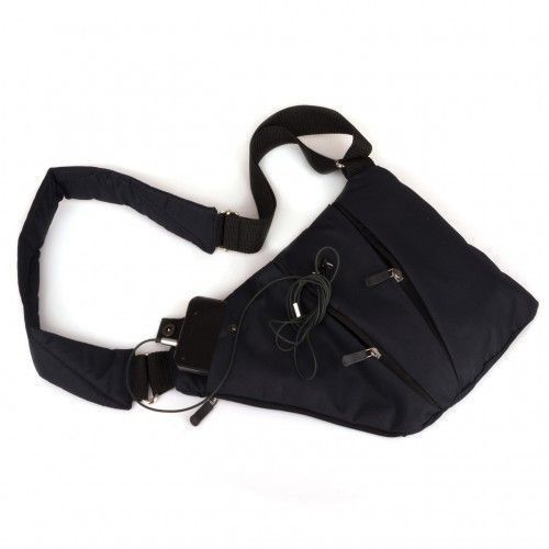Сумка тактическая Cross Body мессенджер из ткани, сумка тактическая наплечная. Цвет: черный ws69847-1 фото