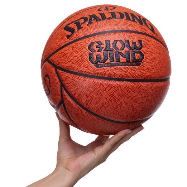Мяч баскетбольный SPALDING GLOW WIND 76993Y размер 7 оранжевый 76993Y фото