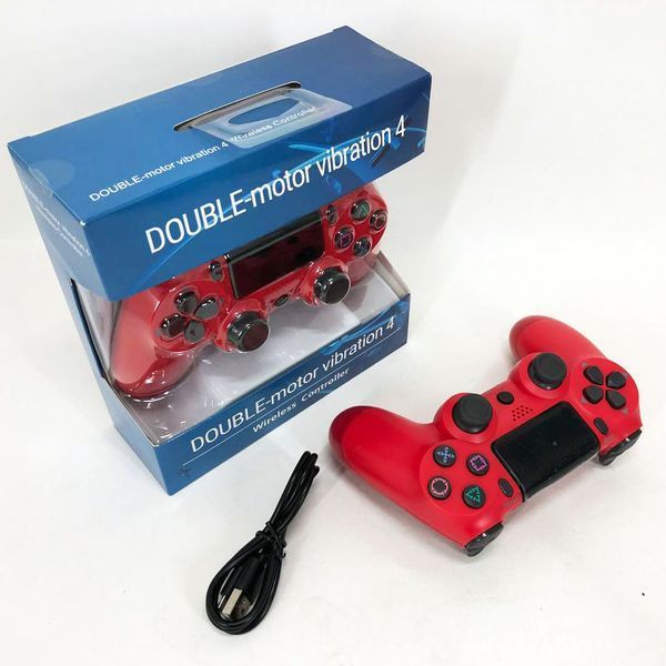 Джойстик DOUBLESHOCK для PS 4, игровой беспроводной геймпад PS4/PC аккумуляторный джойстик. Цвет: красный ws62479-1 фото