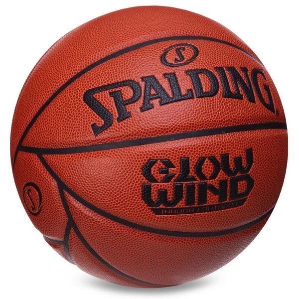 Мяч баскетбольный SPALDING GLOW WIND 76993Y размер 7 оранжевый 76993Y фото