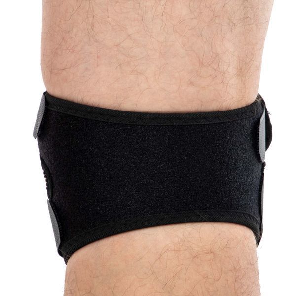 Накладка под колено пателлярный бандаж PATELLA KNEE STRAP EZOUS A-09 1шт черный A-09 фото