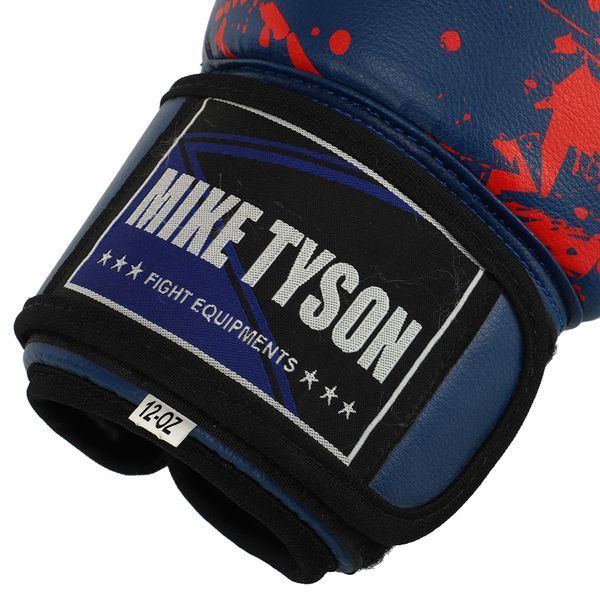 Перчатки боксерские на липучке PVC MIKE TYSON VL-8448 10-14 унций цвета в ассортименте 14 унции VL-8448 фото