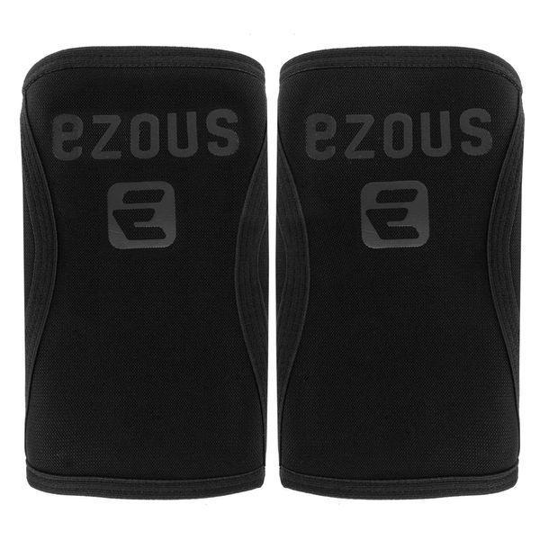 Наколенники для приседа и пауэрлфтинга 2штуки KNEE SLEEVE EZOUS A-06 S-XL черный L A-06 фото
