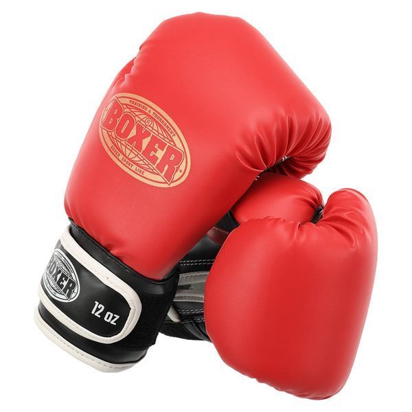 Рукавиці боксерські на липучці штучна шкіра BOXER Эліт 2022 10-16 унцій кольори в асортименті 12 унції 2022 фото