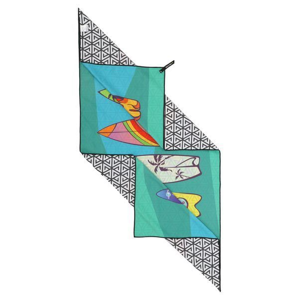 Рушник для пляжу та басейну з мікрофібри SURFBOARD BEACH TOWEL T-SBT 80х160см кольори в асортименті T-SBT фото