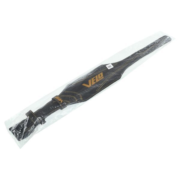 Пояс атлетичний шкіряний VELO VL-9738 спинка-15см розмір-S-XXL чорний-золотий VL-9738 фото