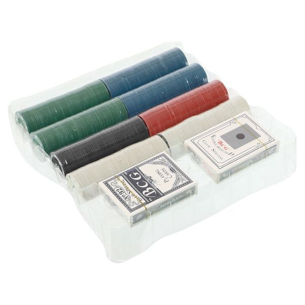 Набор для покера в металлической коробке Professional Poker chips SP-Sport IG-8654 400 фишек IG-8654 фото