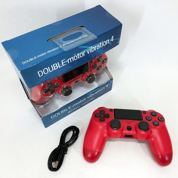Джойстик DOUBLESHOCK для PS 4, игровой беспроводной геймпад PS4/PC аккумуляторный джойстик. Цвет: красный ws62479-1 фото