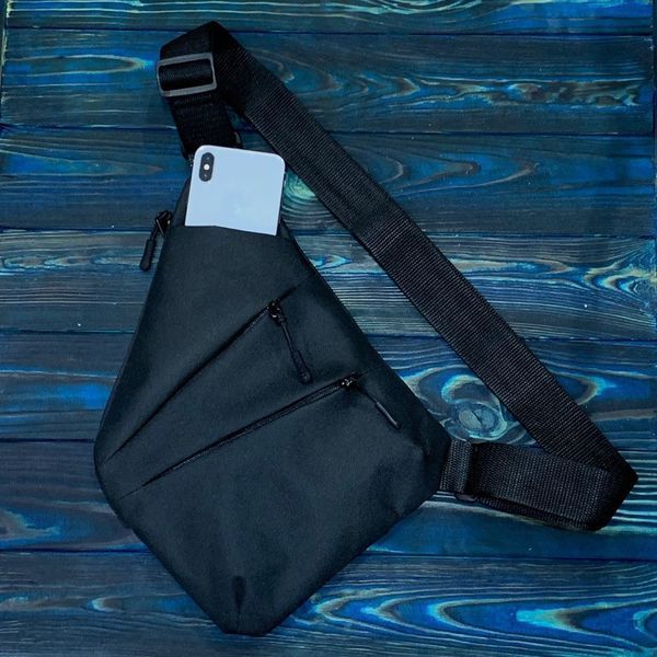 Сумка тактическая Cross Body мессенджер из ткани, сумка тактическая наплечная. Цвет: черный ws69847-1 фото