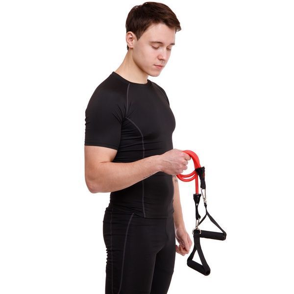 Эспандер Resistance Band многофункциональный 5 жгутов CIMA ET-7912 в чехле разноцветный ET-7912 фото