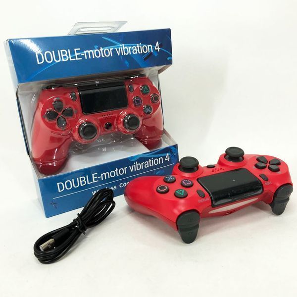 Джойстик DOUBLESHOCK для PS 4, игровой беспроводной геймпад PS4/PC аккумуляторный джойстик. Цвет: красный ws62479-1 фото